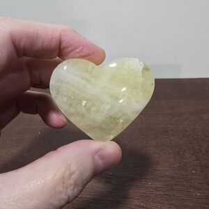 Citrine Crystal Heart #B